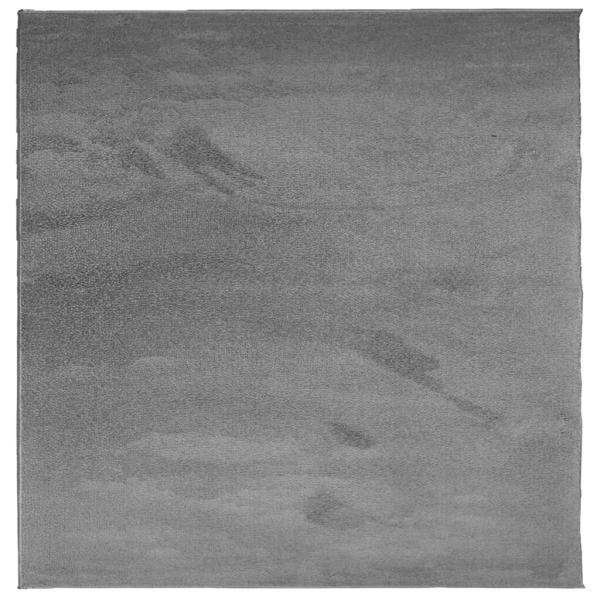 Teppich OVIEDO Kurzflor Anthrazit 120x120 cm