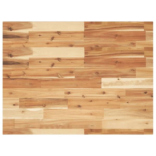 ARDEBO.de - Schreibtischplatte Ölbeschichtung 80x60x2 cm Massivholz Akazie