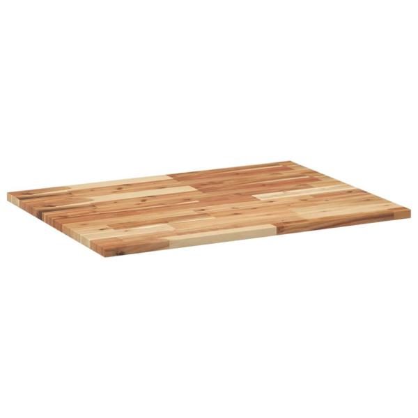 Schreibtischplatte Ölbeschichtung 80x60x2 cm Massivholz Akazie