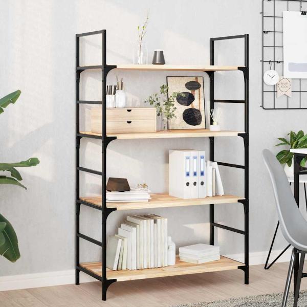 ARDEBO.de - Schweberegale 4 Stk. 80x40x2 cm Massivholz Akazie Unbehandelt