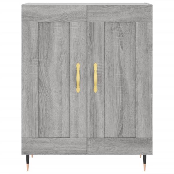 Sideboard Grau Sonoma 69,5x34x90 cm Holzwerkstoff