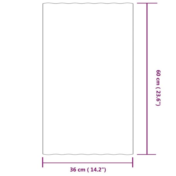 Dachpaneele 12 Stk. Pulverbeschichteter Stahl Grün 60x36 cm