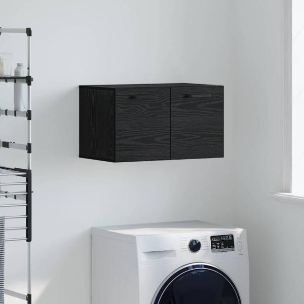 ARDEBO.de - Wandschrank Schwarze Eiche 60 x 36.5 x 35 cm Holzwerkstoff