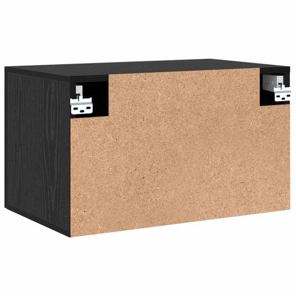 Wandschrank Schwarze Eiche 60 x 36.5 x 35 cm Holzwerkstoff