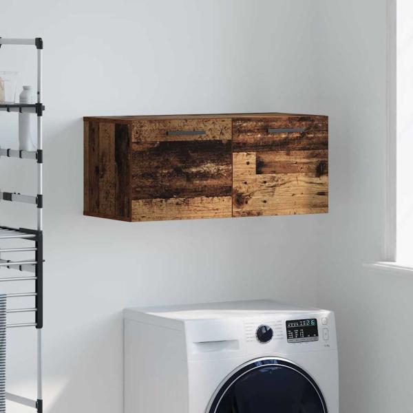 ARDEBO.de - Wandschrank Altholz 80 x 36.5 x 35 cm Holzwerkstoff