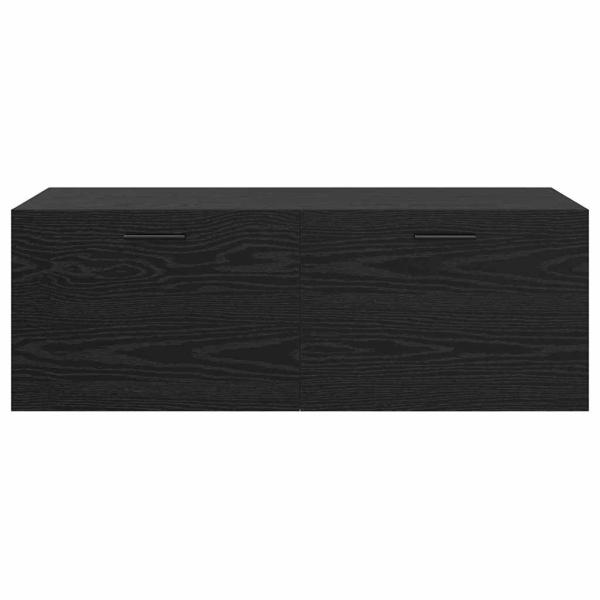 Wandschrank Schwarze Eiche 100 x 36.5 x 35 cm Holzwerkstoff