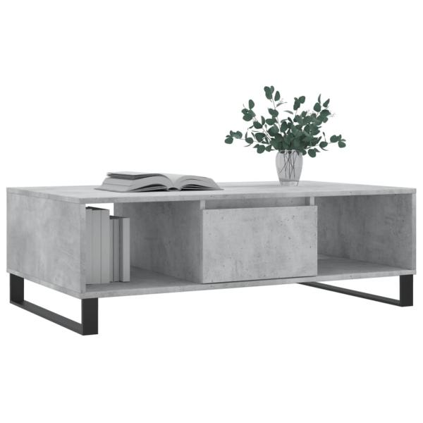 Couchtisch Betongrau 104x60x35 cm Holzwerkstoff