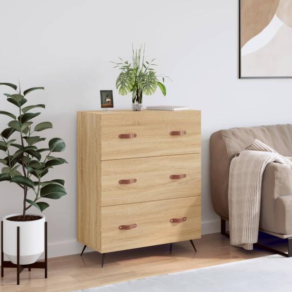 ARDEBO.de - Kommode Sonoma-Eiche 69,5x34x90 cm Holzwerkstoff