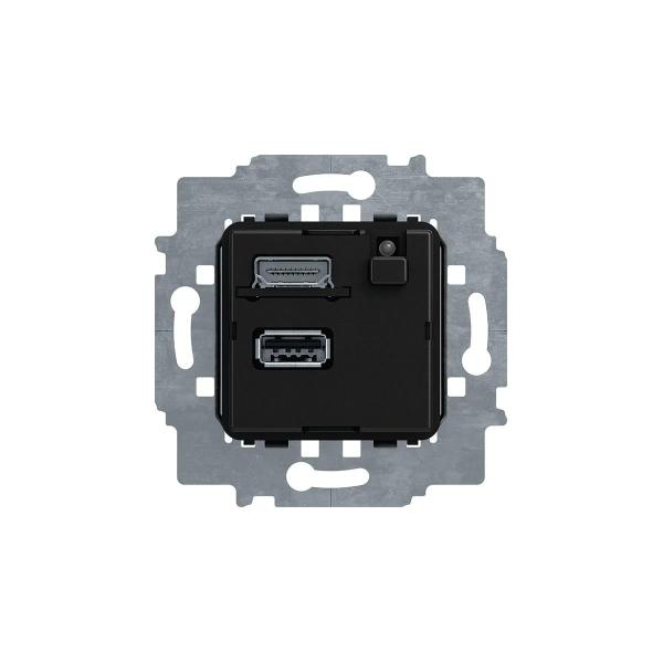 ARDEBO.de Busch-Jaeger 8231 U Multimedia Connector-Einsatz (2CKA008200A0223)
