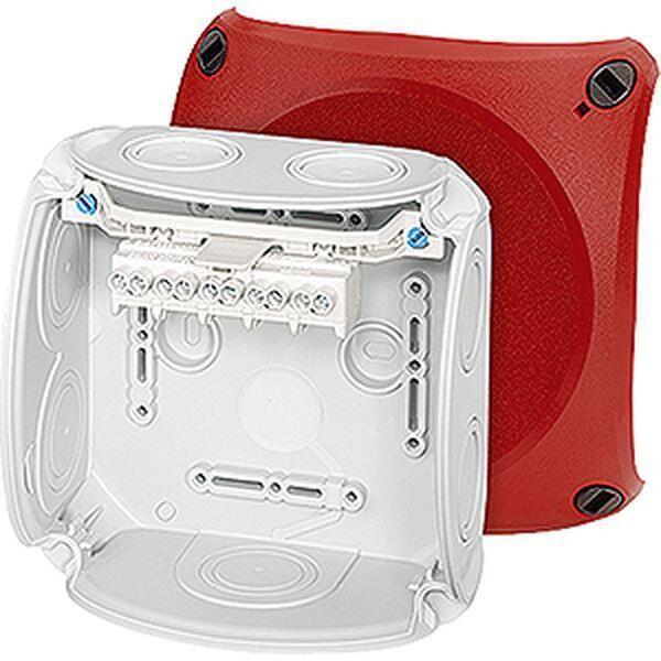 ARDEBO.de Hensel DK 0604 R Kabelabzweigkasten 1,5-4 mm², rot/grau