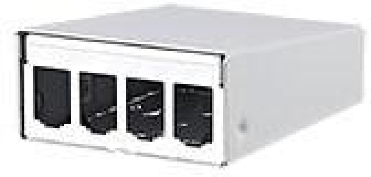 ARDEBO.de Metz Connect Modul AP-Gehäuse 4 Port, unbestückt, reinweiß (130861-0402-E)