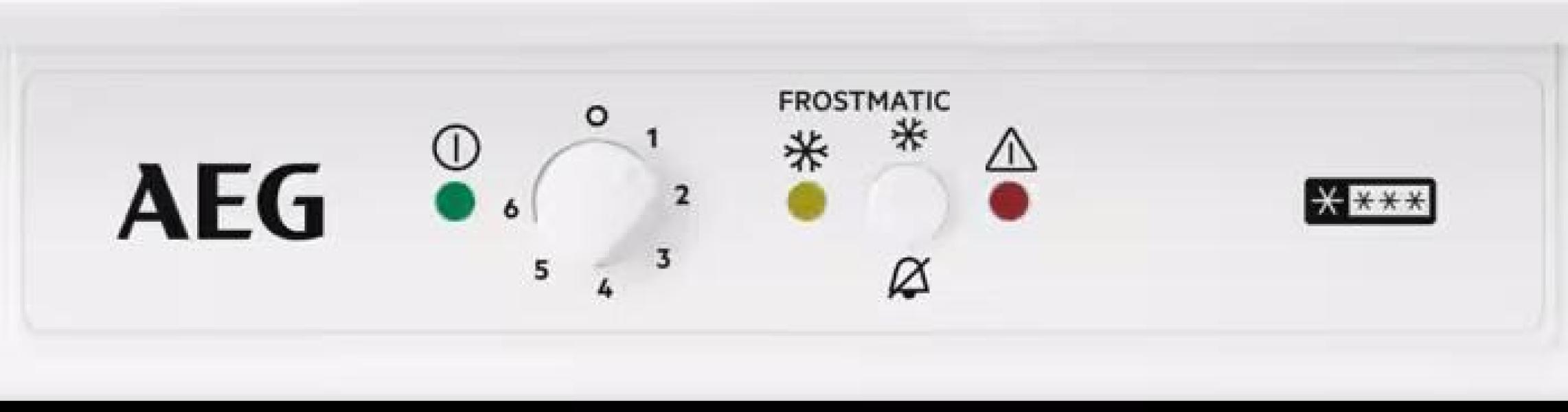 AEG NAB6L88ES Einbau Gefrierschrank, Nischenhöhe 88 cm, 98 L, LowFrost, Schlepptürtechnik, Schnellgefrierfunktion, 4 Gefrierschubladen