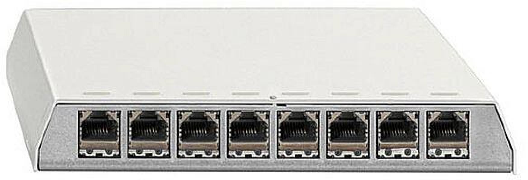 ARDEBO.de Rutenbeck PP-Cat.6A iso-8 Ap rw, 10 Gigabit-Patchpanel, geschirmt, Aufputz, für Tisch-/Wandmontage, REG-Montage mit Hutschienenadapter, 8 RJ45-Steckbuchsen, reinweiß (23611108)