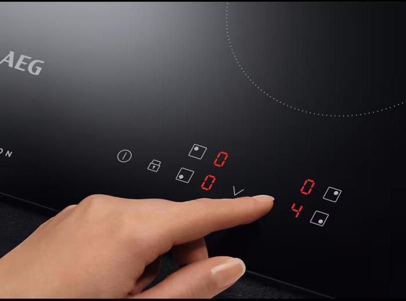 AEG IBE6420SCB Autarkes Induktionskochfeld, 59 cm breit, Topferkennung, Kindersicherung, Power-Funktion, Rahmenlos