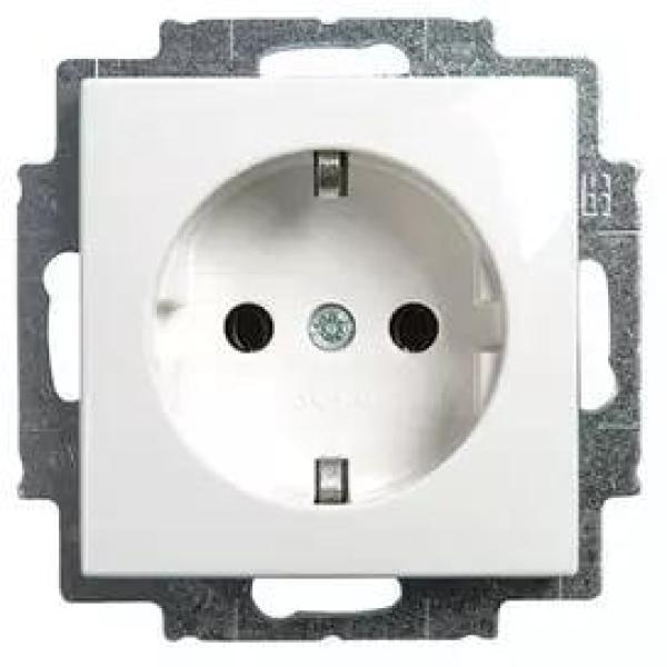 ARDEBO.de Busch-Jaeger 20 EUC-914 BULK Großverpackung 100 Stück, SCHUKO® Steckdosen-Einsätze, Busch-balance SI, alpinweiß (2CKA002099A0304)