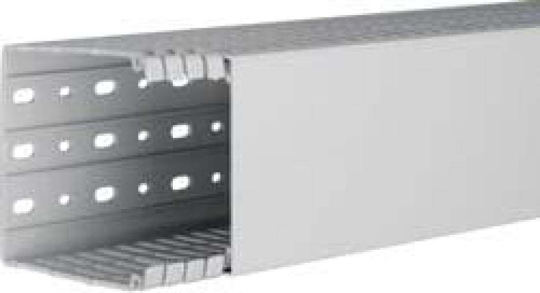 ARDEBO.de Hager HA7100100 Verdrahtungskanal, 100x100x2000 mm, lichtgrau
