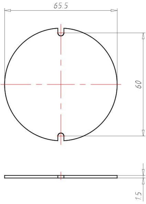Kaiser Deckel innenliegend, tapezierfähig, weiß, VPE 25 Stück (1158-90)