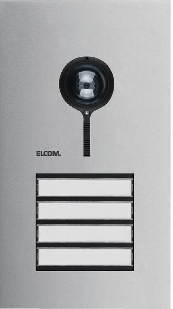 ARDEBO.de Elcom REQ504Y Türstation Video 4/1, 2-Draht, Edelstahl matt