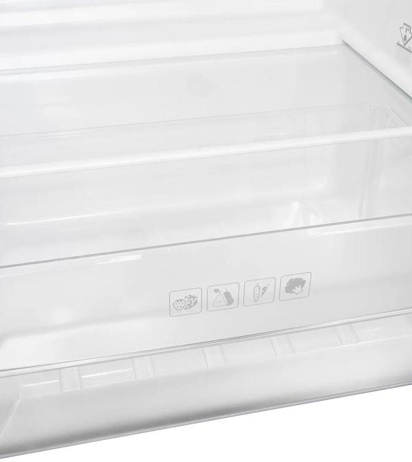 Exquisit KS320-V-H-040D Stand Vollraumkühlschrank, 54,5 cm breit, 242 L, LED Beleuchtung, weiß