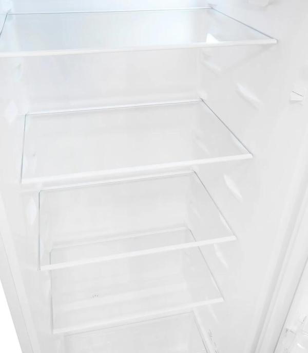 Exquisit KS320-V-H-040D Stand Vollraumkühlschrank, 54,5 cm breit, 242 L, LED Beleuchtung, weiß