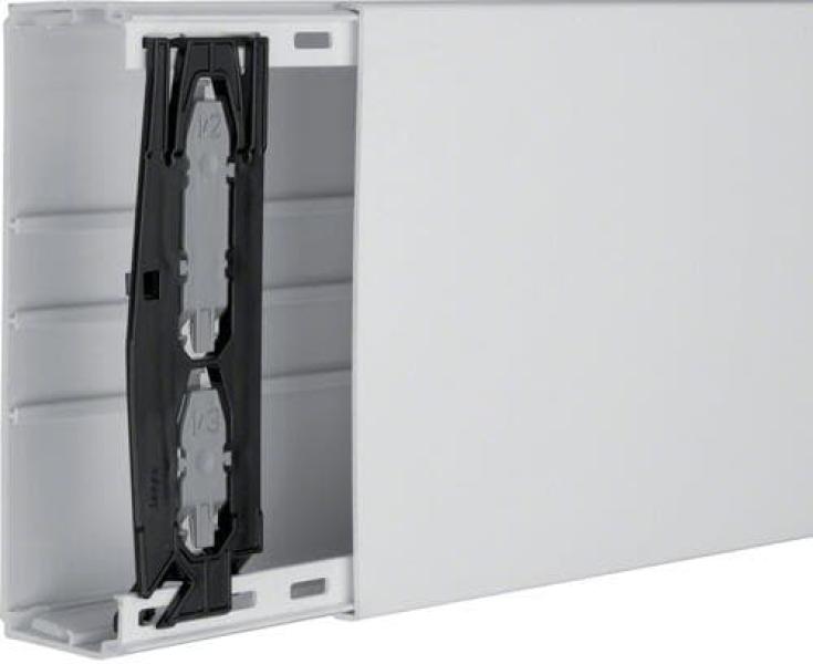 ARDEBO.de Hager LF6019007035 Leitungsführungskanal aus PVC, LF 60x190 mm, lichtgrau, 2m