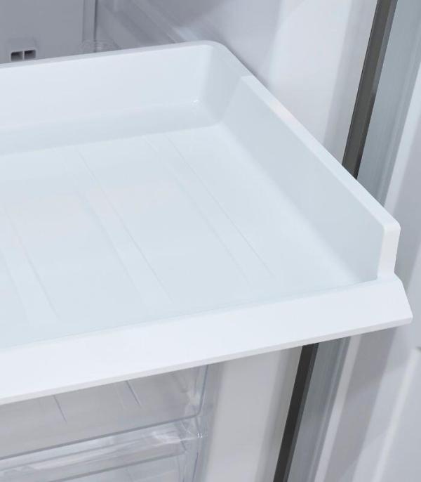 Exquisit KGC250-85-NF-040D Stand Kühl-Gefrierkombination, 54 cm breit, 247 L, NoFrost, LED Beleuchtung, inoxlook