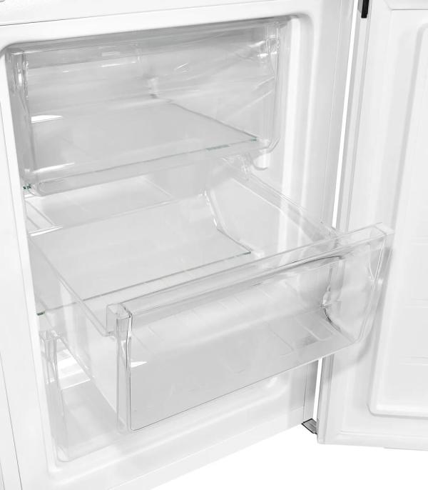 Exquisit KGC231-60-E-050C Stand Kühl-Gefrierkombination, 47,4 cm breit, 157 L, LED Beleuchtung, Super-Kühl-Modus, weiß