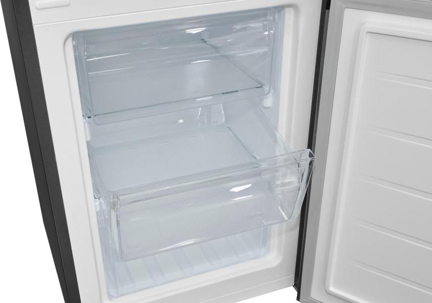 Exquisit KGC231-60-E-050C Stand Kühl-Gefrierkombination, 47,4 cm breit, 157 L, LED Beleuchtung, Super-Kühl-Modus, inoxlook az