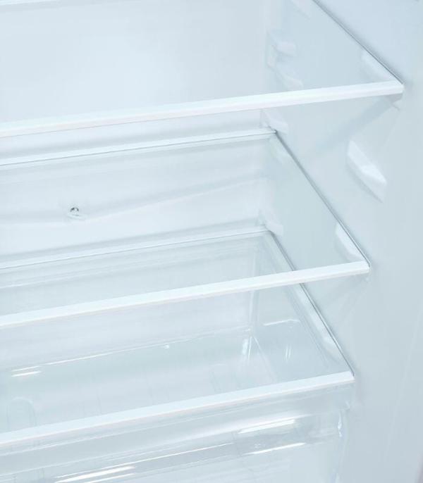 Exquisit KGC231-60-E-050C Stand Kühl-Gefrierkombination, 47,4 cm breit, 157 L, LED Beleuchtung, Super-Kühl-Modus, inoxlook