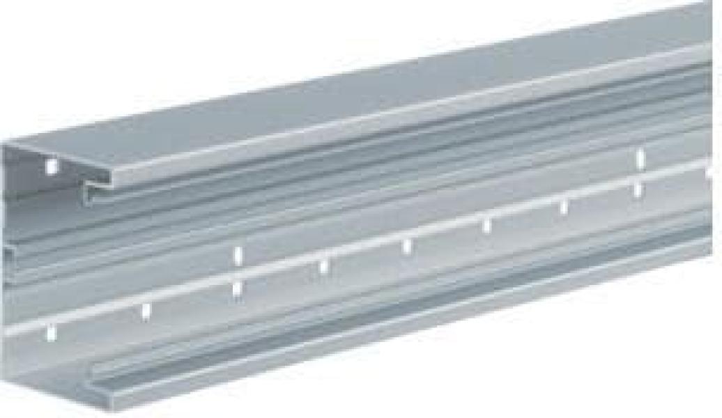 ARDEBO.de Hager BRA651001ELN Brüstungskanalsystem, Aluminium, eloxiert, 2m