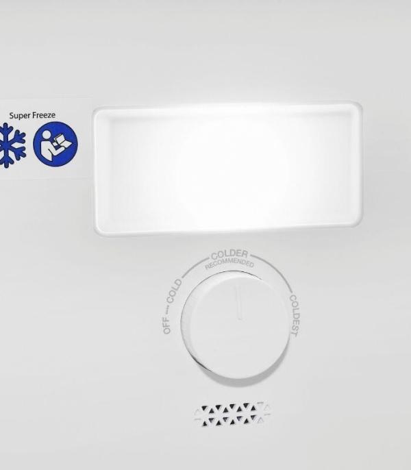 Exquisit KGC250-85-NF-040D Stand Kühl-Gefrierkombination, 54 cm breit, 247 L, NoFrost, LED Beleuchtung, inoxlook-az