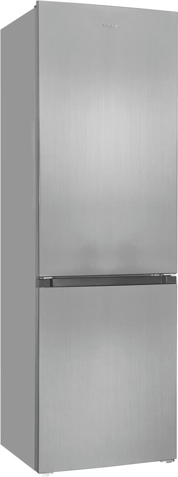 Exquisit KGC320-95-E-040E Stand Kühl-Gefrierkombination, 60 cm breit, 315 L, LED Beleuchtung, Edelstahloptik