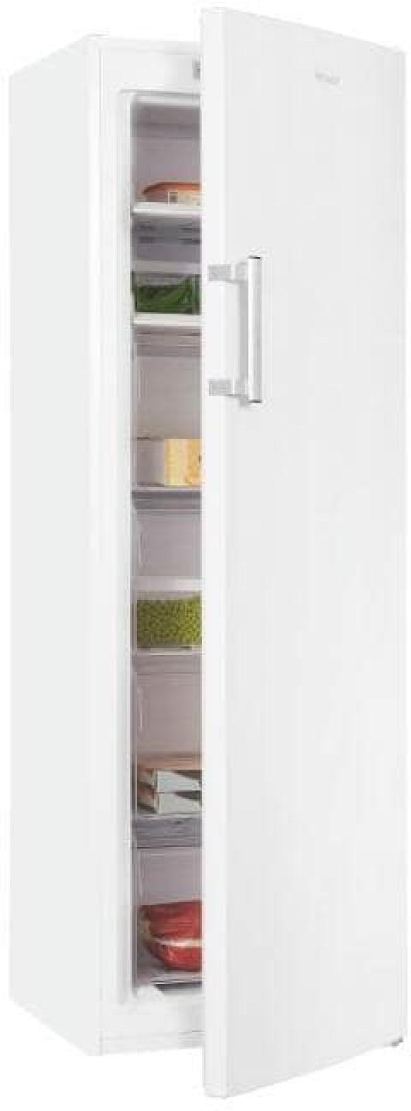 ARDEBO.de Exquisit GS271-NF-H-040D Stand Gefrierschrank, 54 cm breit, 204 L, NoFrost, 4 Schubladen, Schnellgefrieren, Gefriertablett, weiß