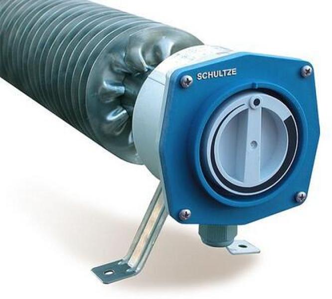 ARDEBO.de Schultze Riro A 1000 E Rippenrohrheizofen, 1000W, 230V, IP66/67, Edelstahl (A1000E)