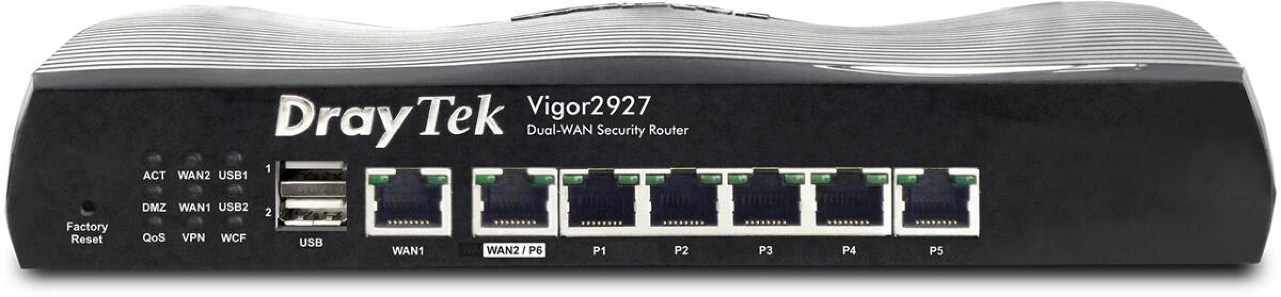 DrayTek Vigor 2927 VPN Router, DualWAN (v2927-DE-AT-CH)
