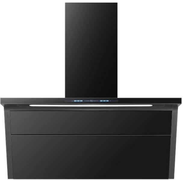 ARDEBO.de Wolkenstein WS55-90A++GCB Kopffreihaube, 90 cm breit, 558,00 m³/h, LED-Beleuchtung, Touch Control, schwarz