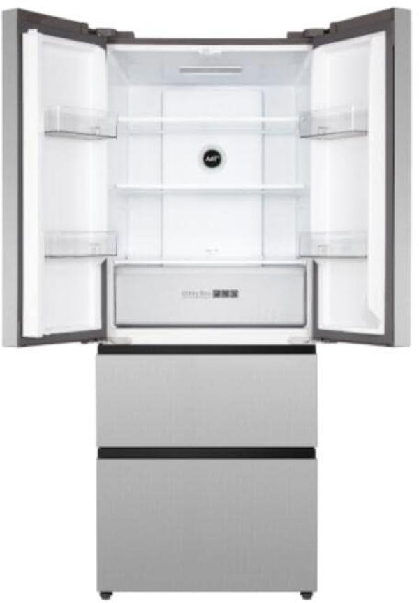 PKM FD403ENFDIX Stand Kühl-Gefrierkombination French-Door, 70,3 cm breit, 403 L, NoFrost, Kindersicherung, Crisper, Edelstahloptik
