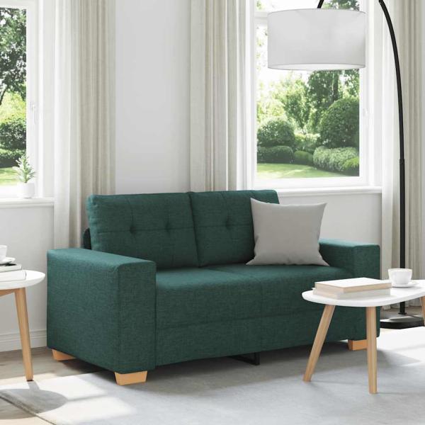 ARDEBO.de - Loveseat Sofa Dunkelgrün 120 cm Stoff