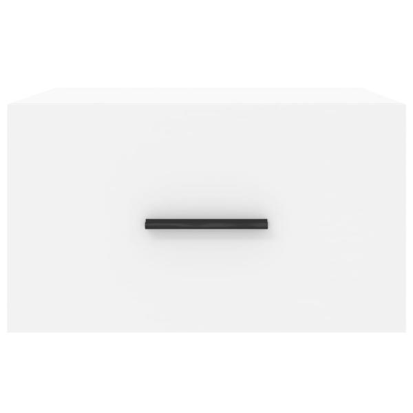 Wand-Nachttisch Weiß 35x35x20 cm