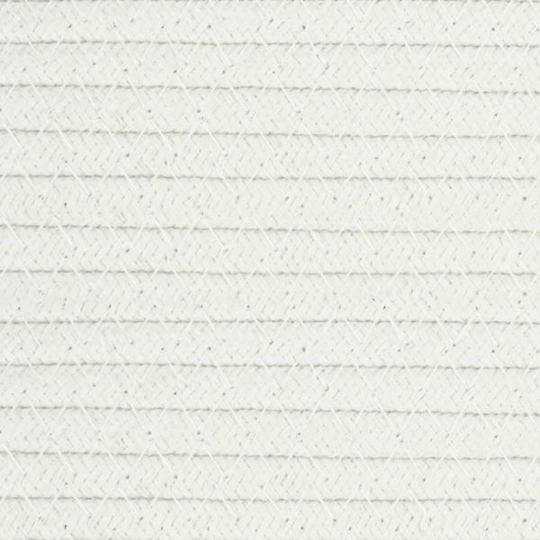 Aufbewahrungskorb Weiß Ø40x35 cm Baumwolle