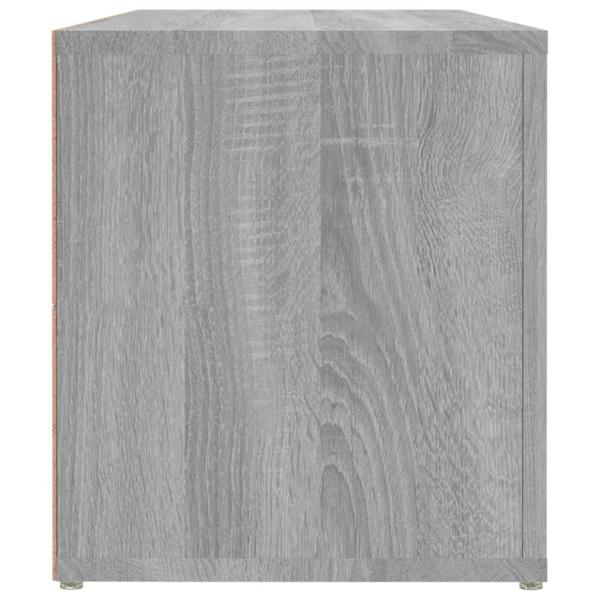 TV-Schrank Grau Sonoma 100x31,5x35 cm Holzwerkstoff