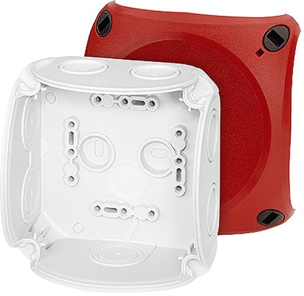 ARDEBO.de Hensel DK0400R Kabelabzweigkasten bis 4 mm², Deckel rot