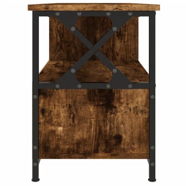 TV-Schrank Sonoma-Eiche 90x33x45 cm Holzwerkstoff & Eisen