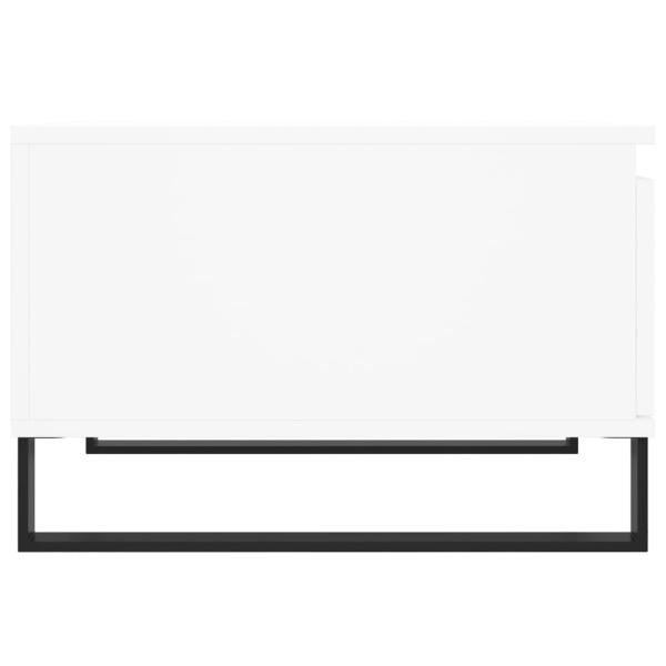 Couchtisch Weiß 55x55x36,5 cm Holzwerkstoff