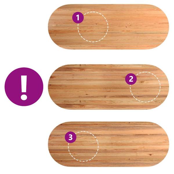 Esstisch Hellbraun 320x120x74 cm Massivholz Eiche Oval