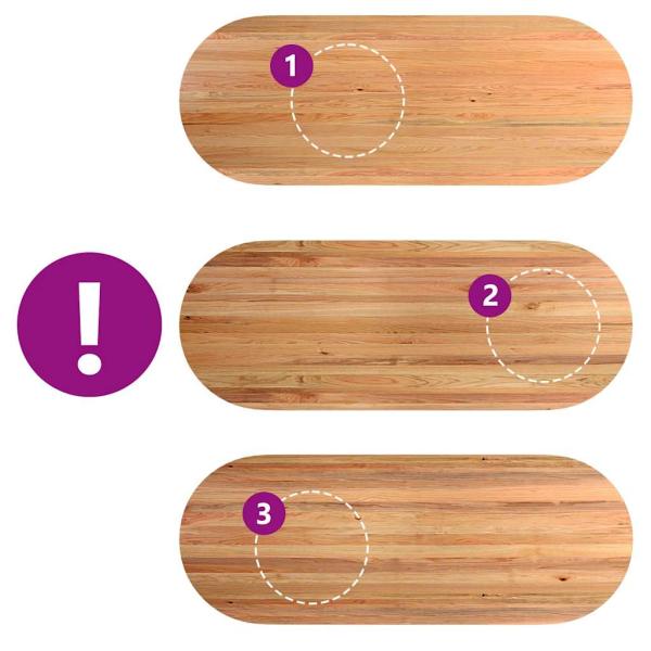 Esstisch Hellbraun 320x120x74 cm Massivholz Eiche Oval