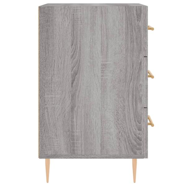 Nachttisch Grau Sonoma 40x40x66 cm Holzwerkstoff