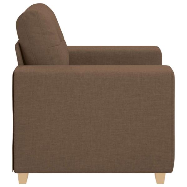 Sofa-Sessel Braun 60 cm Stoff
