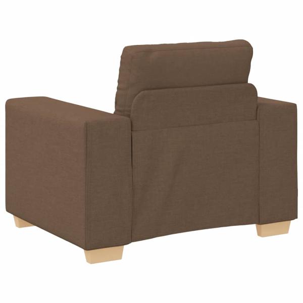 Sofa-Sessel Braun 60 cm Stoff