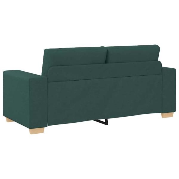 Loveseat-Sofa Dunkelgr?n 180x77x82 cm Stoff
